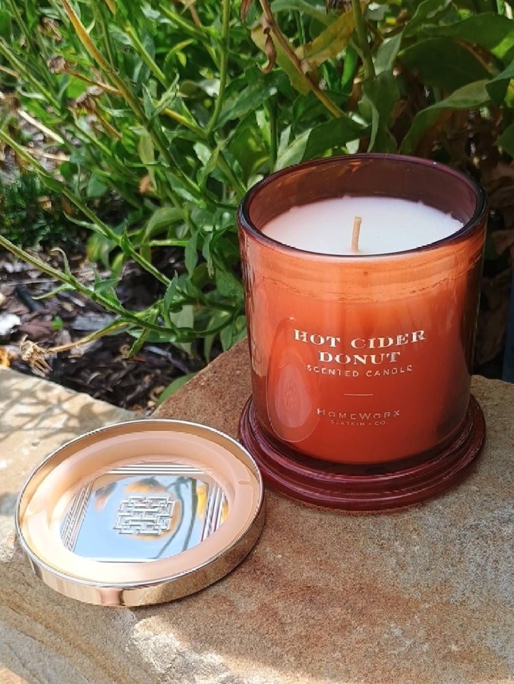Homeworx Hot Cider Donut Scented Candle NWT - Picture 2 of 3